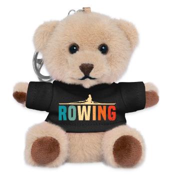 Rowing - Rowing - Rower - Rower - Teddy Keyring - black - Front