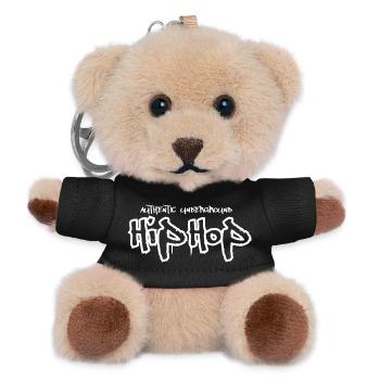 Authentic Underground Hip Hop Graffiti - Teddy Keyring - black - Front