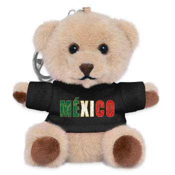 Mexico - Teddy Keyring - black - Front