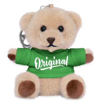 Original Unique Design Exclusive Trendy Creation - Teddy Keyring - green - Front