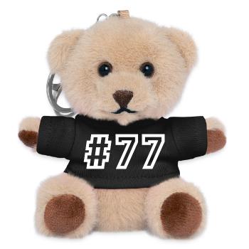 1977 Hashtag 77 - Teddy Keyring - black - Front