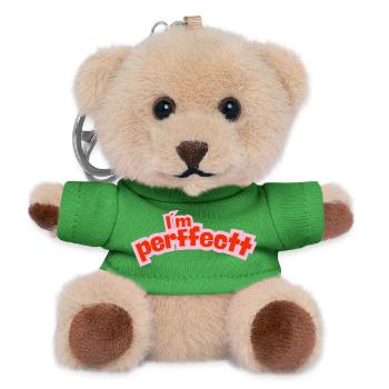 Perfect pink - Teddy Keyring - green - Front