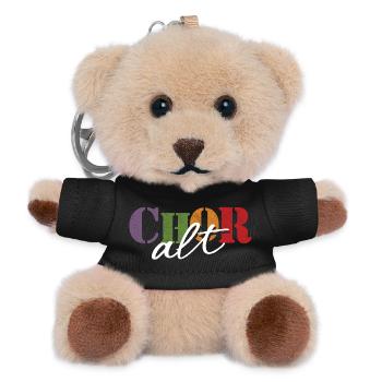 Chor Alt - Teddy Schlüsselanhänger - Schwarz - Vorne