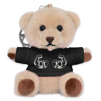 Biceps Fitness - Teddy Keyring - black - Front