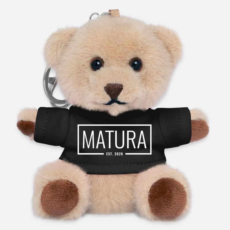 Matura Est. 2026 - Teddy Schlüsselanhänger - Schwarz