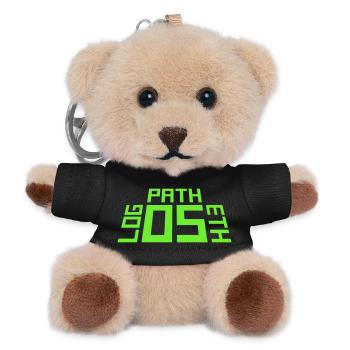 Logos Ethos Pathos Rhetoric Philosophy Student - Teddy Keyring - black - Front