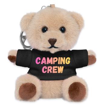 Camping Crew - Teddy Schlüsselanhänger - Schwarz - Vorne