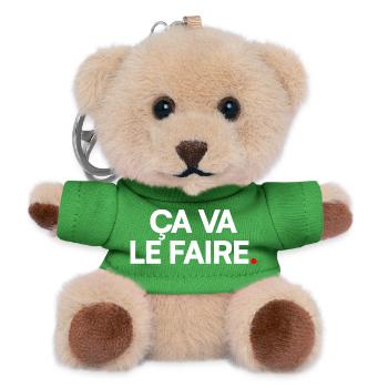 Ça va le faire - Porte-clés ourson - vert - Devant