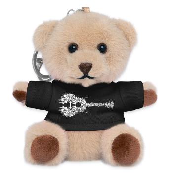 Guitar made of plants - Teddy Keyring - black - Front