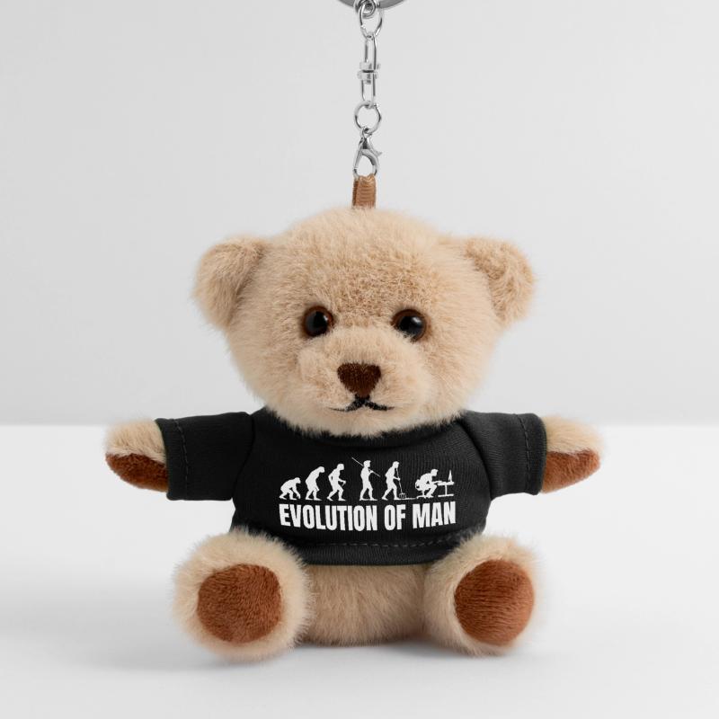 Evolution of Programmer IT Computer Coder Teddy Keyring