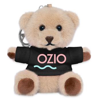 OZIO - Teddy Schlüsselanhänger - Schwarz - Vorne