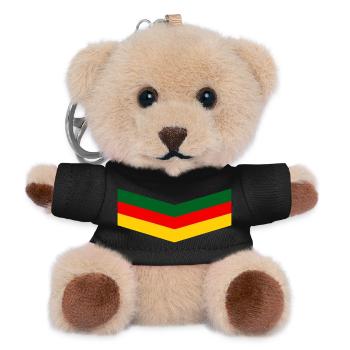 Kurdish Colors - Teddy Keyring - black - Front