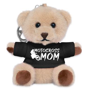 Motocross Mom - Teddy Schlüsselanhänger - Schwarz - Vorne