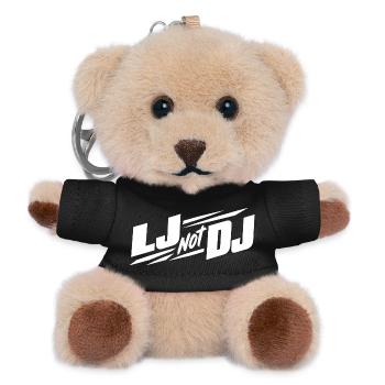 Veranstaltungstechnik LJ not DJ - Teddy Schlüsselanhänger - Schwarz - Vorne