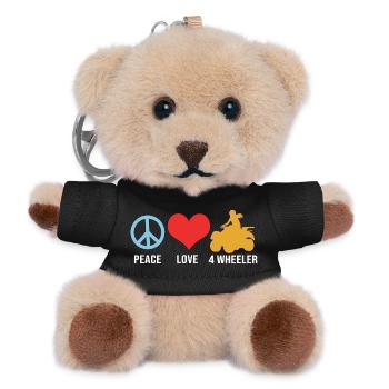 Quad - Teddy Schlüsselanhänger - Schwarz - Vorne