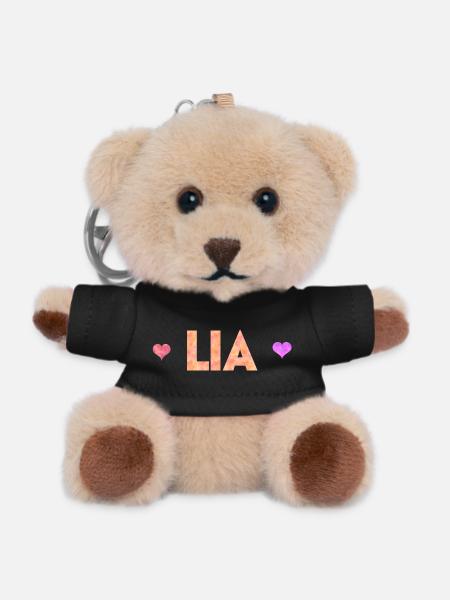 Lia - Teddy Schlüsselanhänger - Schwarz