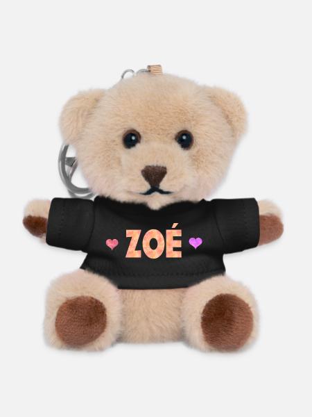 Zoé - Teddy Keyring - black