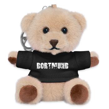 Dortmund - Teddy Schlüsselanhänger - Schwarz - Vorne