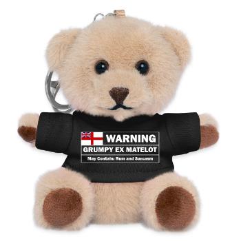 Grumpy Ex-matelot - Teddy Keyring - black - Front
