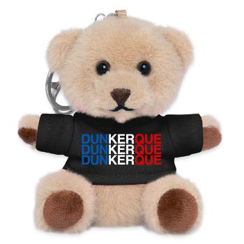 DUNKERQUE Frankreich French Flag - Teddy Schlüsselanhänger - Schwarz - Vorne