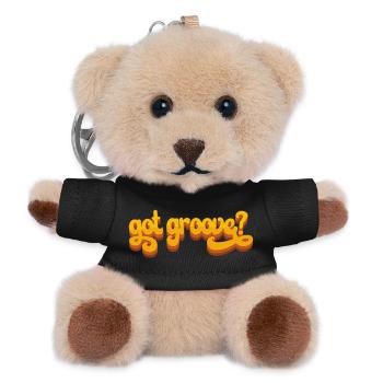 Vintage Funk Soul Musik Got Groove? Retro 60er 70e - Teddy Schlüsselanhänger - Schwarz - Vorne
