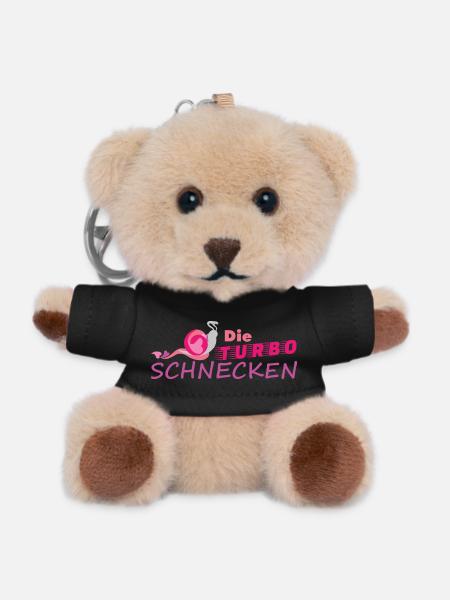Muddy run shirt mud Matsch Laufshirt Team Schnecke - Teddy Schlüsselanhänger - Schwarz