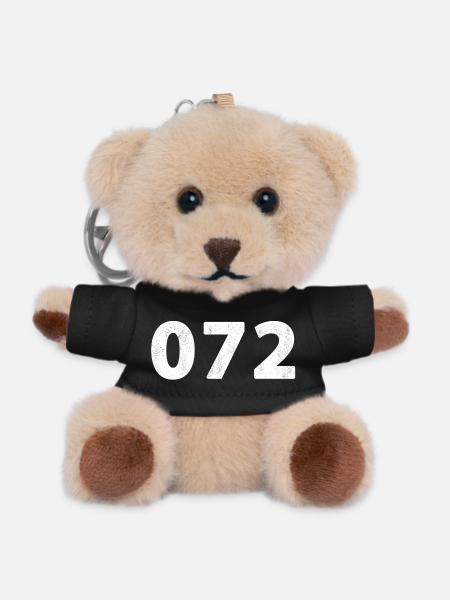 072 Alkmaar, Egmond aan Zee, Heerhugowaard, Limmen - Teddy Keyring - black