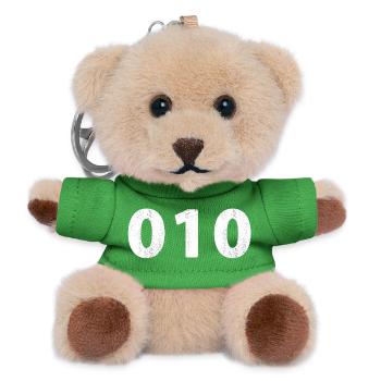 010 Rotterdam Bergschenhoek Bleiswijk Maassluis - Teddy Keyring - green - Front