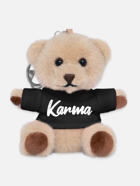 Karma - Porte-clés ourson - noir