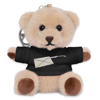 letter opener | Brieföffner - Teddy Schlüsselanhänger - Schwarz - Vorne