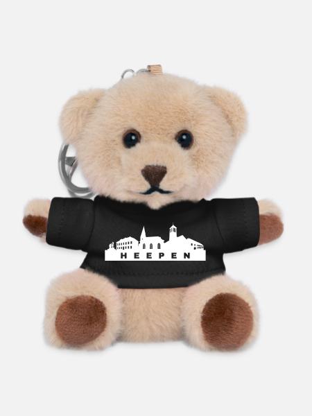 Heepen Skyline Bielefeld Amt Vogtei - Porte-clés ourson - noir