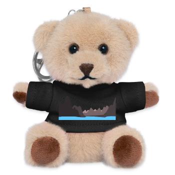 mysterious landscape with mountains and lake - Teddy Keyring - black - Front
