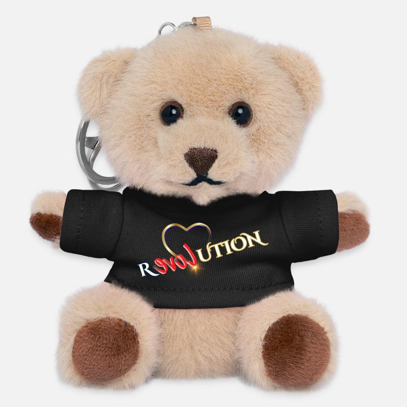 Heart Revolution Solar Flare Graphique - Porte-clés ourson - noir