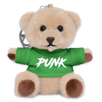 PUNK - Teddy Keyring - green - Front