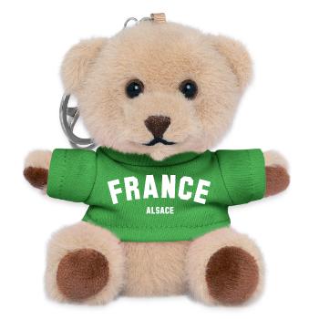 ALSACE Elsass - Teddy Keyring - green - Front
