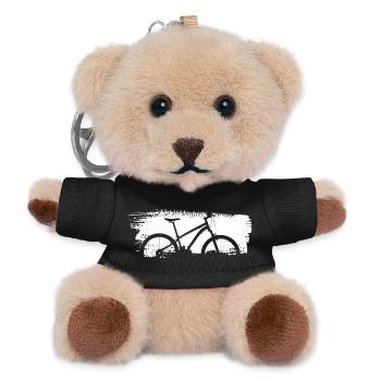 Silhouette de vélo urbain Graphic - Porte-clés ourson - noir - Devant