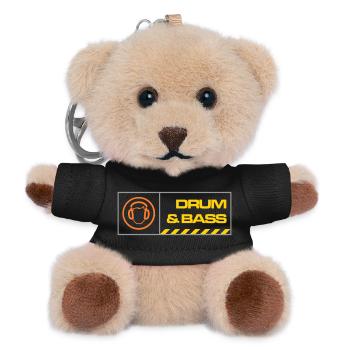 db warning - Teddy Keyring - black - Front