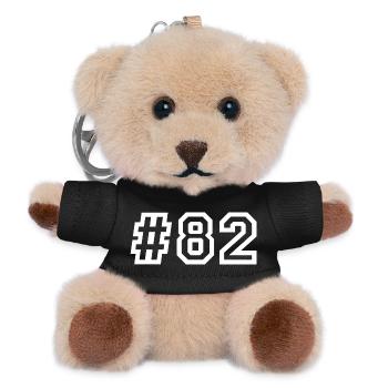 1982 Hashtag - Teddy Keyring - black - Front