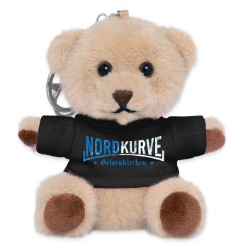 Gelsenkirchen Nordkurve Schalke - Teddy Schlüsselanhänger - Schwarz - Vorne
