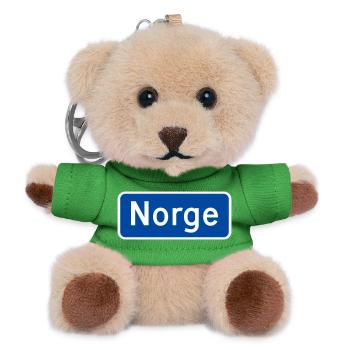 Norwegen - Teddy Schlüsselanhänger - Grün - Vorne