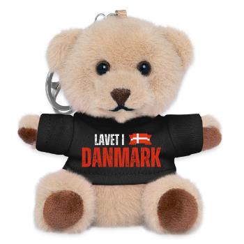 Fabriqué au Danemark, fierté danoise - Porte-clés ourson - noir - Devant