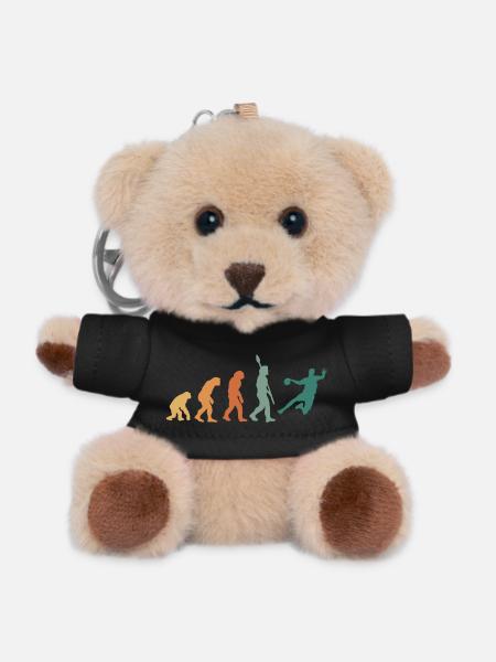 Evolution Handball Retro - Teddy Schlüsselanhänger - Schwarz