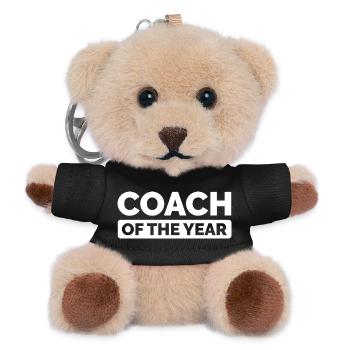 coach of the year - Coaches, Clubs and Teams Logo - Teddy Keyring - black - Front