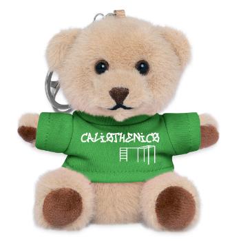 Calisthenics Street Art - Teddy Keyring - green - Front