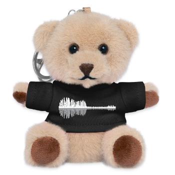 Urban Guitar Skyline - Teddy Keyring - black - Front