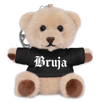 Bruja Witch Halloween - Teddy Keyring - black - Front