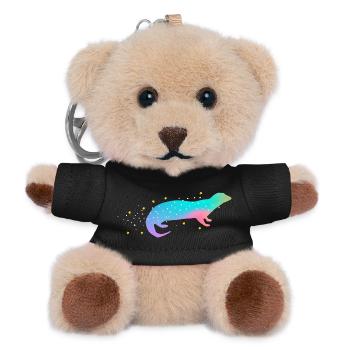 Dégradé de loutre de mer - Porte-clés ourson - noir - Devant