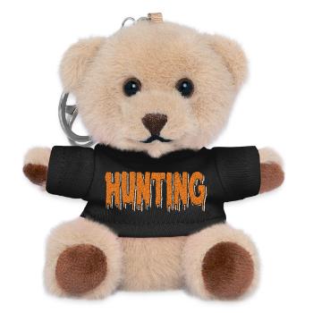 hunt - Teddy Keyring - black - Front