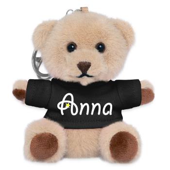 Anna - Porte-clés ourson - noir - Devant
