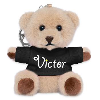 Sieger - Teddy Schlüsselanhänger - Schwarz - Vorne